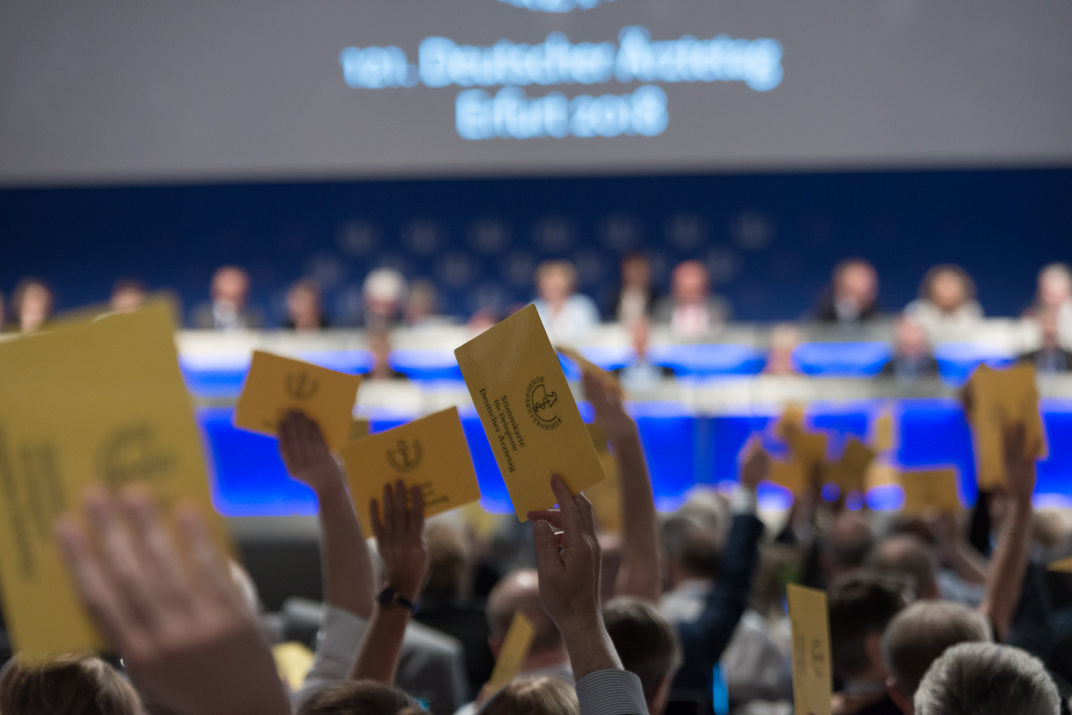 Stimmabgabe beim Deutschen Ärztetag