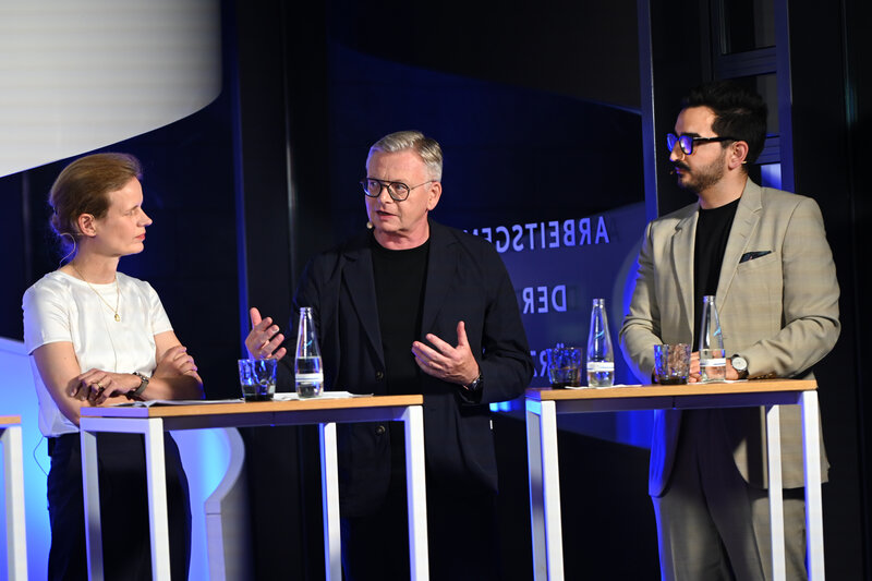 Dr. Annik Weyersberg, Dr. Michael Hubmann und Dr. Nibras Naami (v.l.)