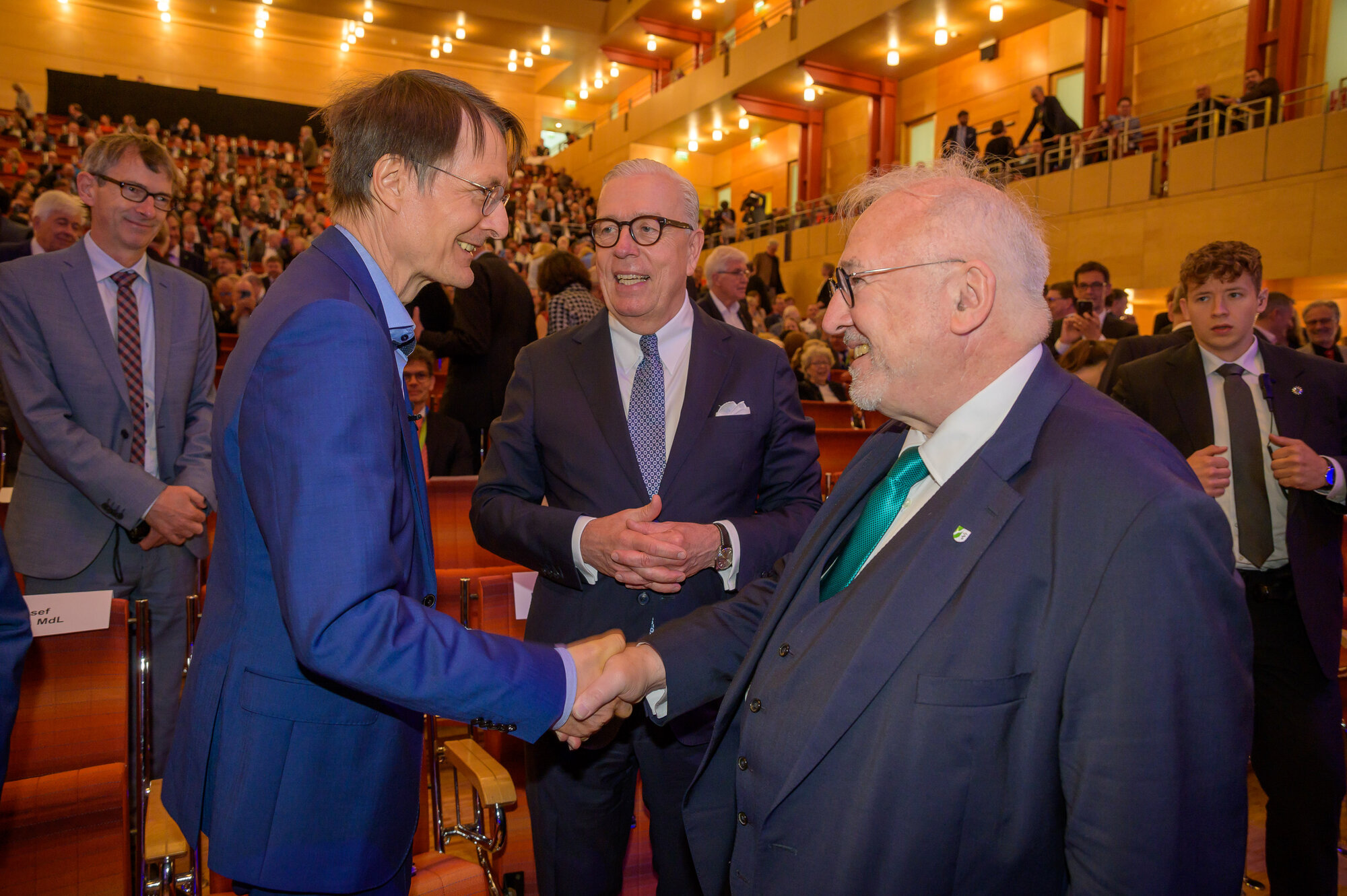 Prof. Dr. Karl Lauterbach, Dr. Klaus Reinhardt & Rudolf Henke (v.l.)