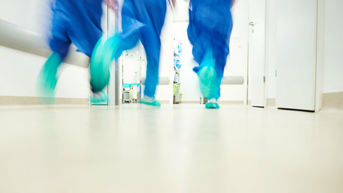 Part of doctors in a hurry