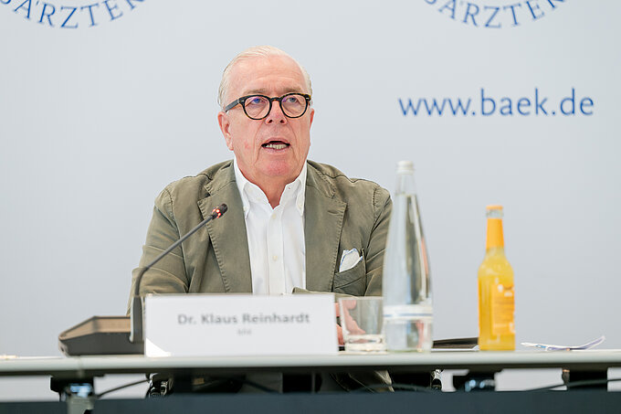 BÄK-Präsident Dr. Klaus Reinhardt