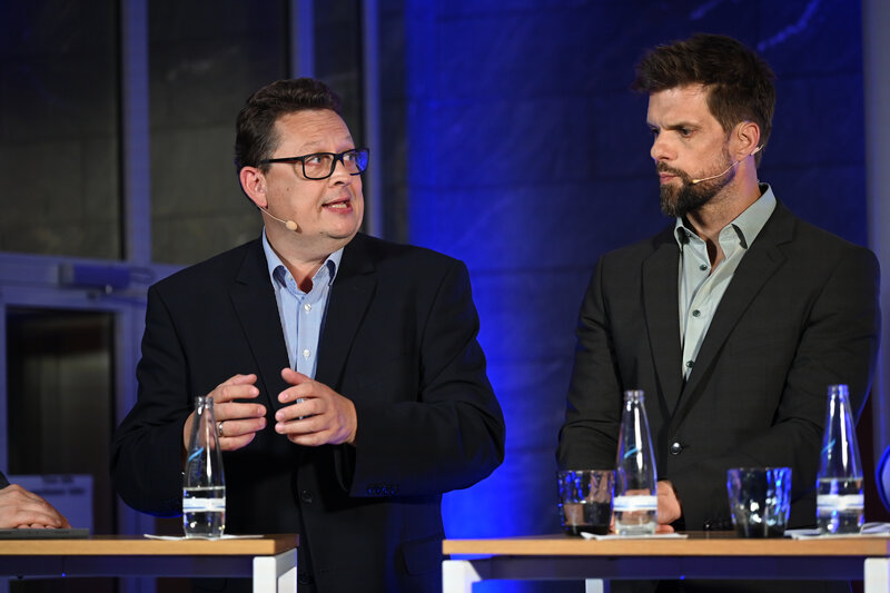 Patientenbeauftragter Stefan Schwartze und Pd. Dr. Florian Babor