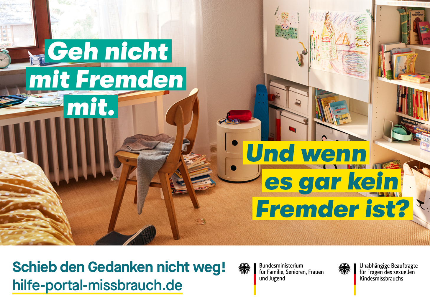 Kampagne „Schieb den Gedanken nicht weg!“